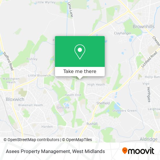 Asees Property Management map