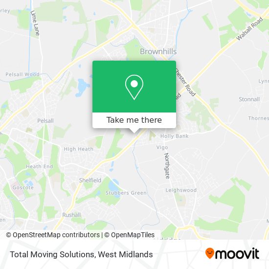 Total Moving Solutions map