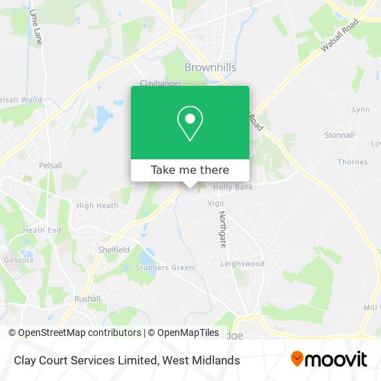 Clay Court Services Limited map