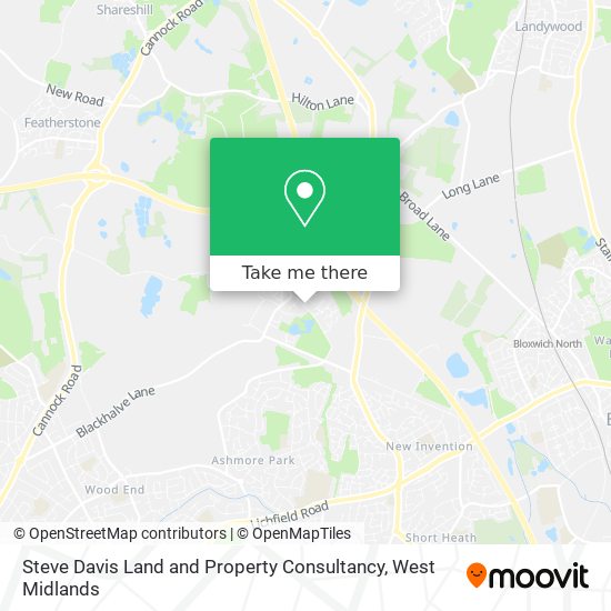Steve Davis Land and Property Consultancy map