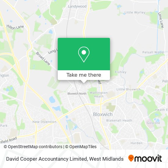 David Cooper Accountancy Limited map