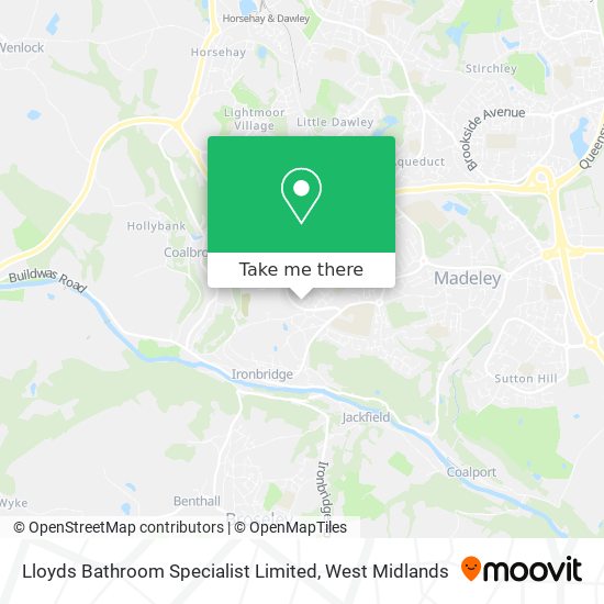Lloyds Bathroom Specialist Limited map