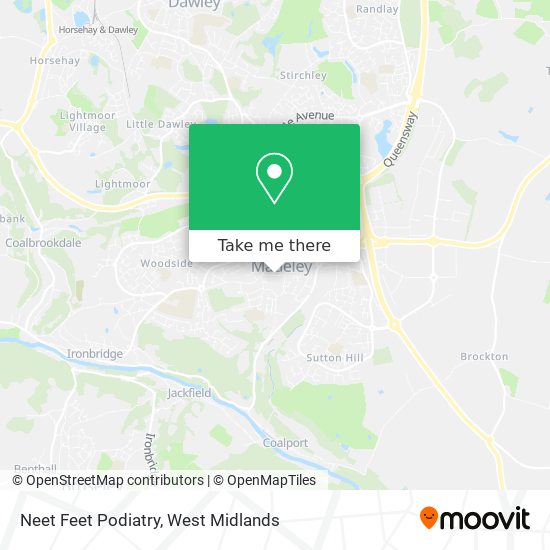 Neet Feet Podiatry map