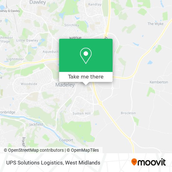 UPS Solutions Logistics map