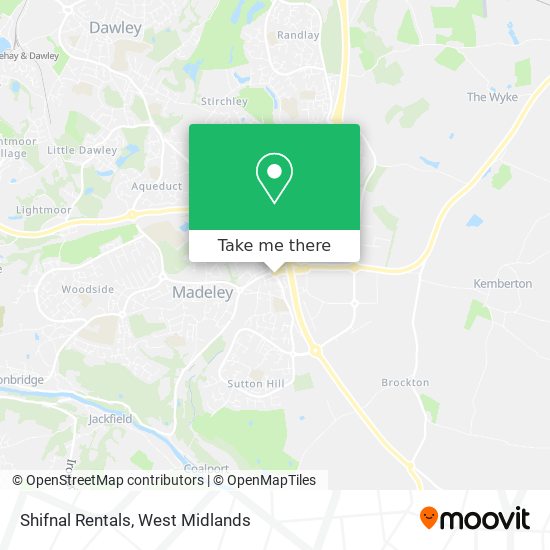 Shifnal Rentals map