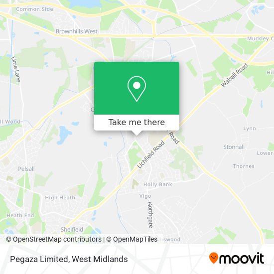 Pegaza Limited map