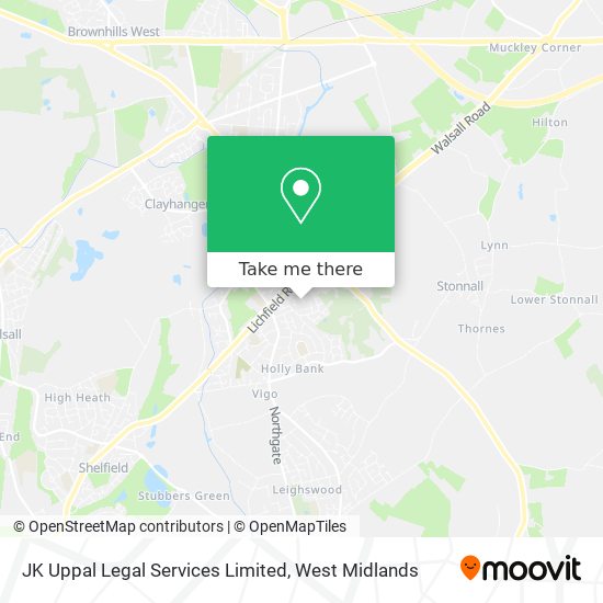 JK Uppal Legal Services Limited map