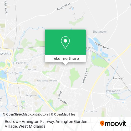 Redrow - Amington Fairway, Amington Garden Village map