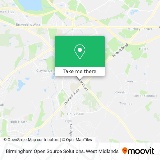 Birmingham Open Source Solutions map