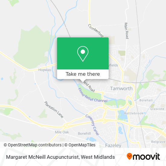 Margaret McNeill Acupuncturist map