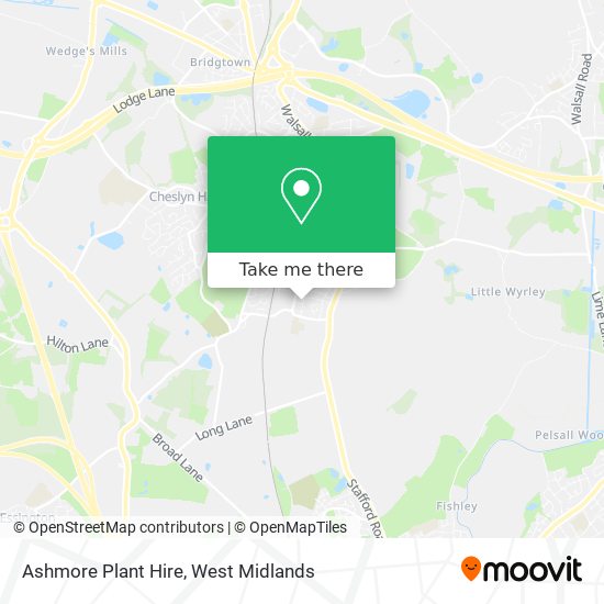 Ashmore Plant Hire map