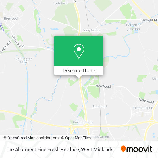 The Allotment Fine Fresh Produce map