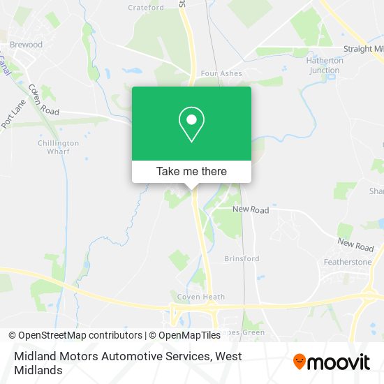 Midland Motors Automotive Services map