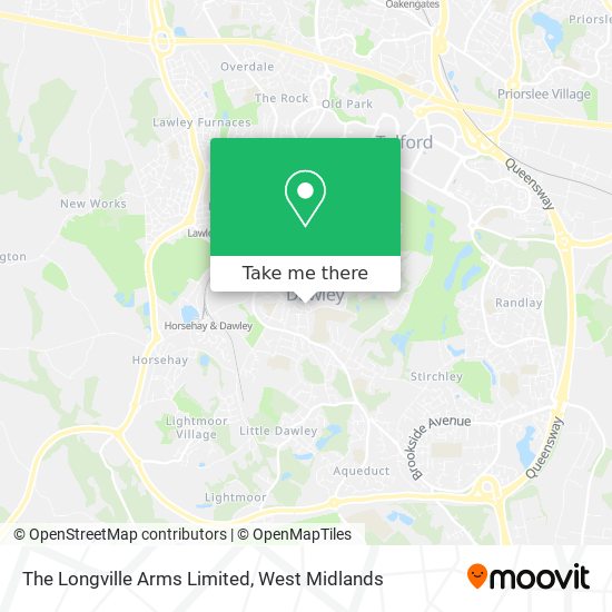 The Longville Arms Limited map