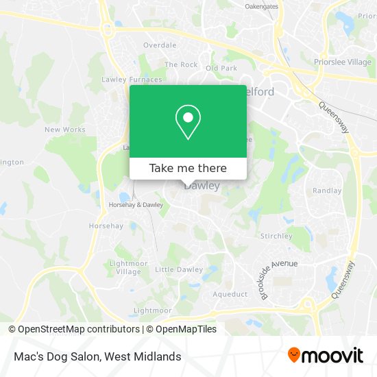 Mac's Dog Salon map