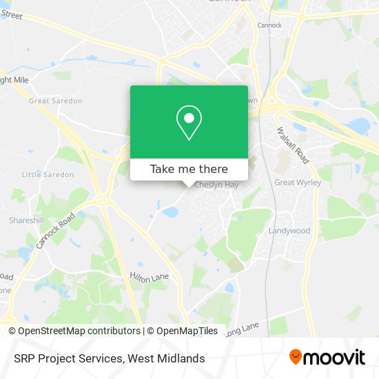 SRP Project Services map