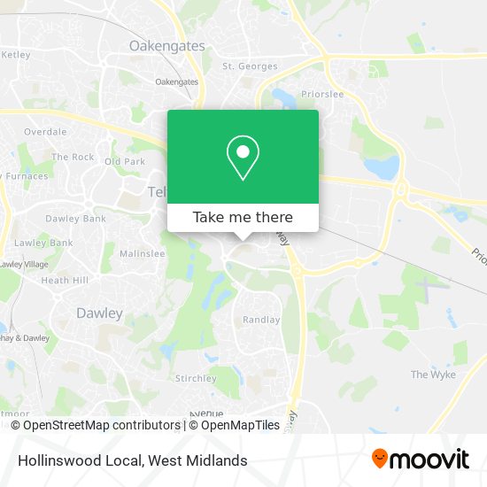 Hollinswood Local map