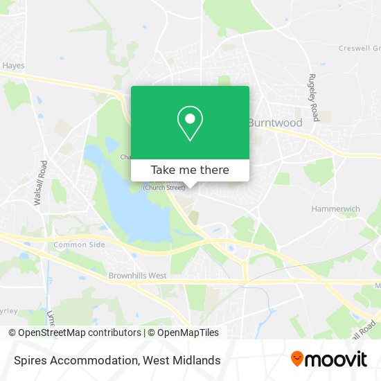 Spires Accommodation map