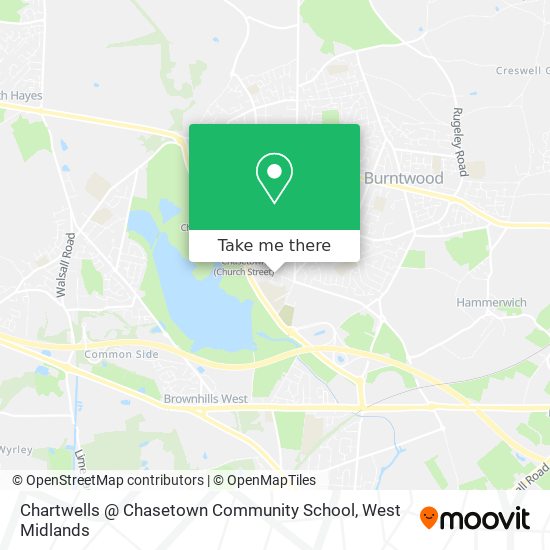 Chartwells @ Chasetown Community School map