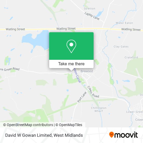 David W Gowan Limited map
