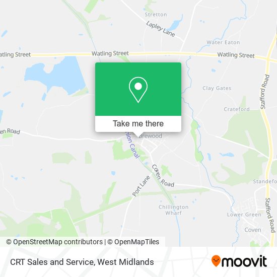 CRT Sales and Service map