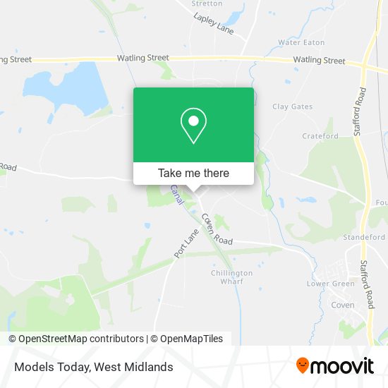 Models Today map