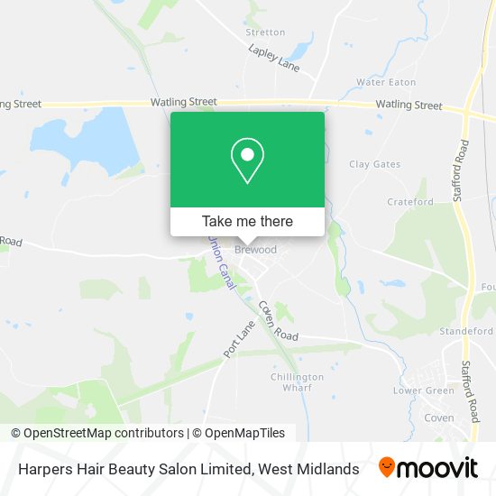 Harpers Hair Beauty Salon Limited map
