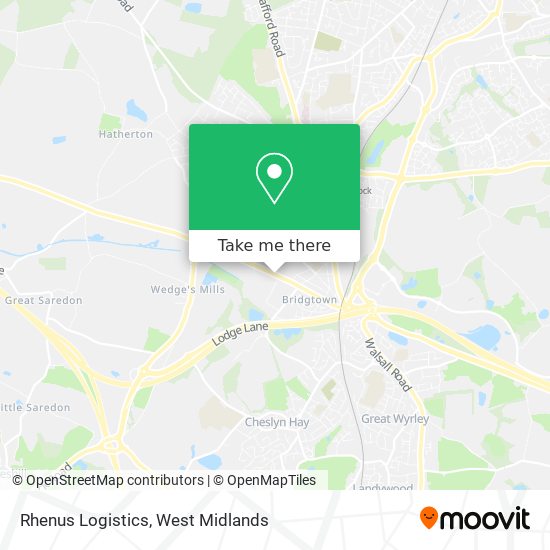 Rhenus Logistics map
