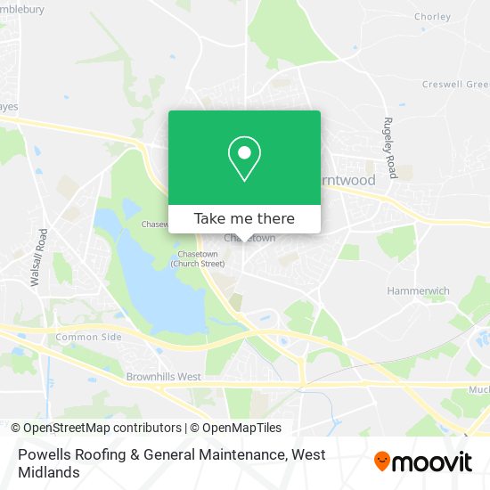 Powells Roofing & General Maintenance map