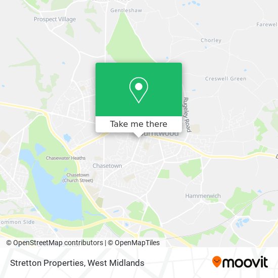 Stretton Properties map