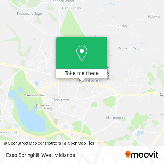 Esso Springhill map