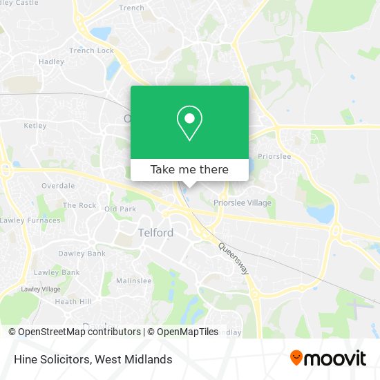 Hine Solicitors map