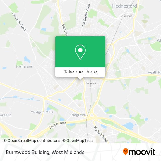 Burntwood Building map
