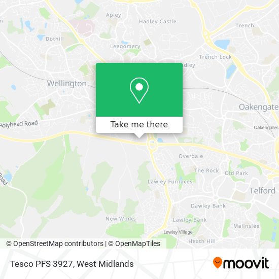Tesco PFS 3927 map