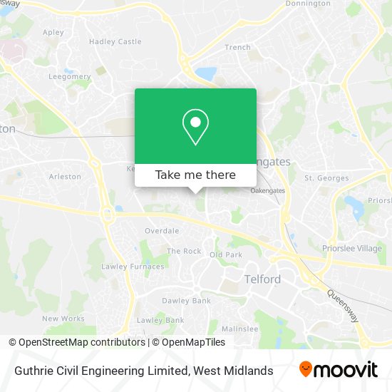 Guthrie Civil Engineering Limited map