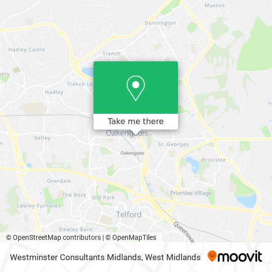 Westminster Consultants Midlands map