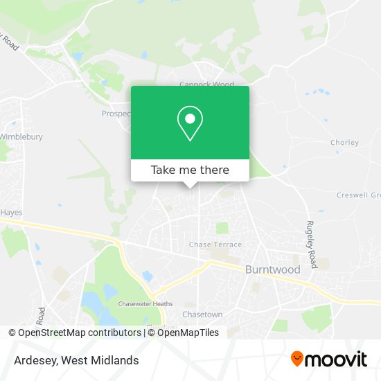 Ardesey map