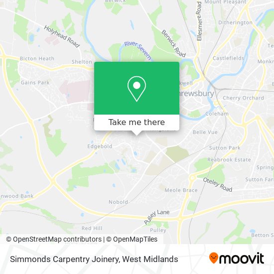 Simmonds Carpentry Joinery map