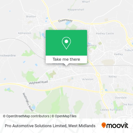 Pro Automotive Solutions Limited map