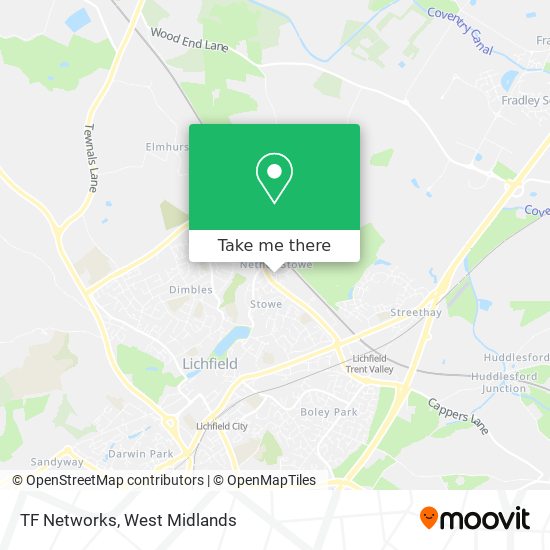 TF Networks map