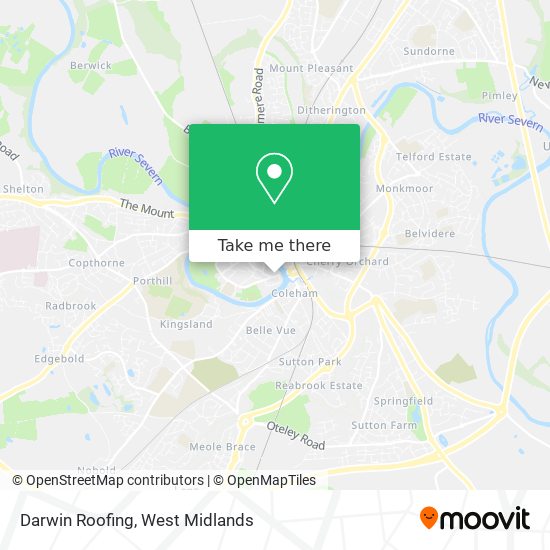 Darwin Roofing map