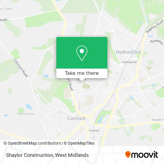 Shaylor Construction map