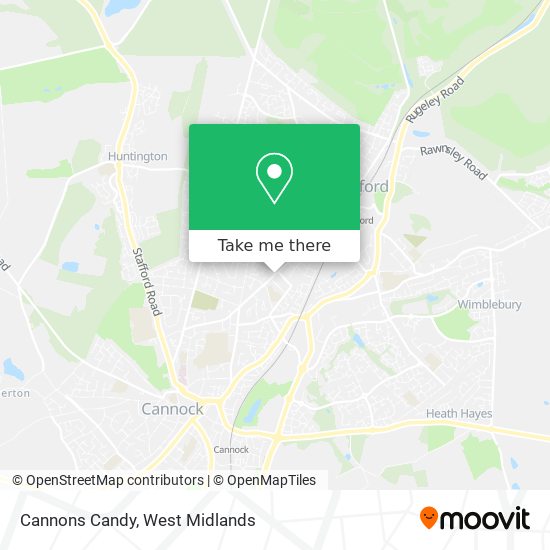 Cannons Candy map