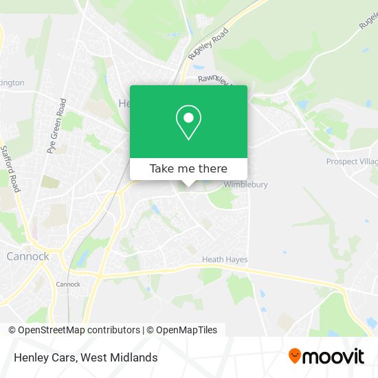 Henley Cars map