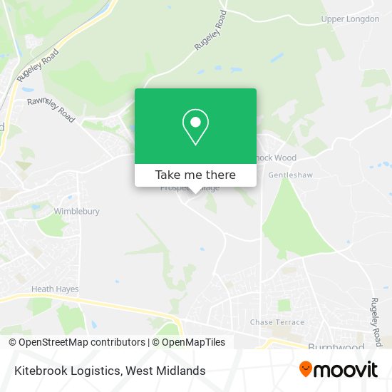 Kitebrook Logistics map