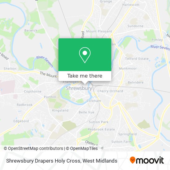 Shrewsbury Drapers Holy Cross map