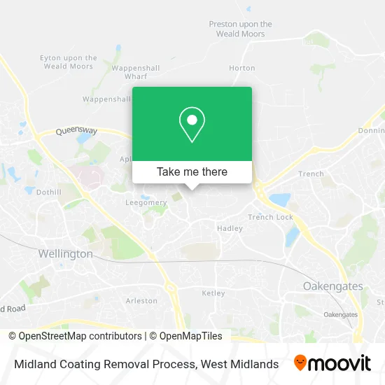 Midland Coating Removal Process map
