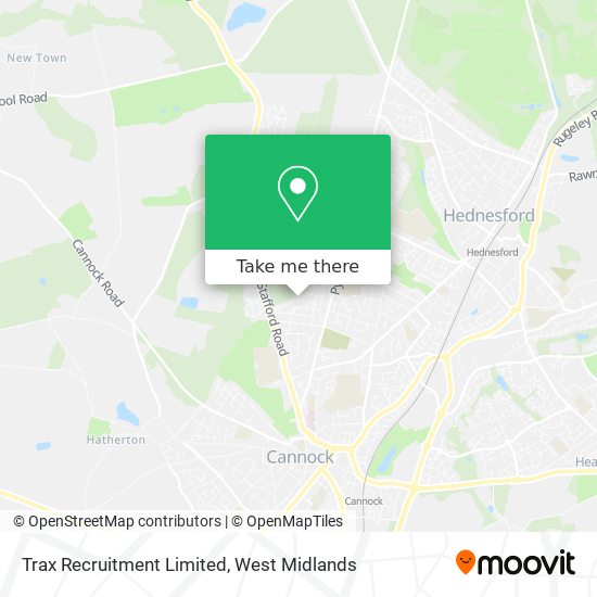 Trax Recruitment Limited map