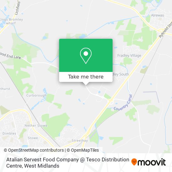 Atalian Servest Food Company @ Tesco Distribution Centre map