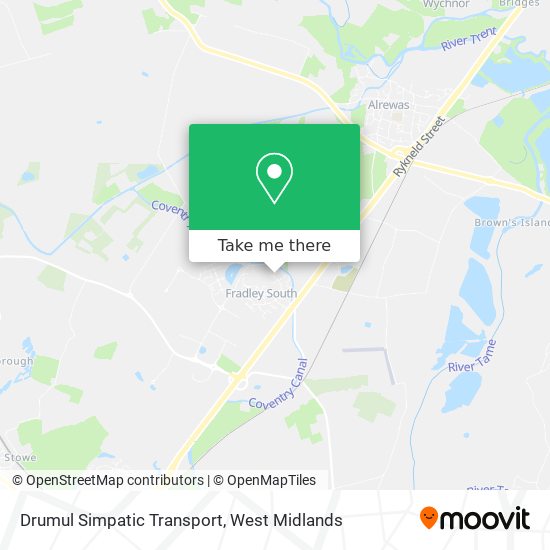 Drumul Simpatic Transport map